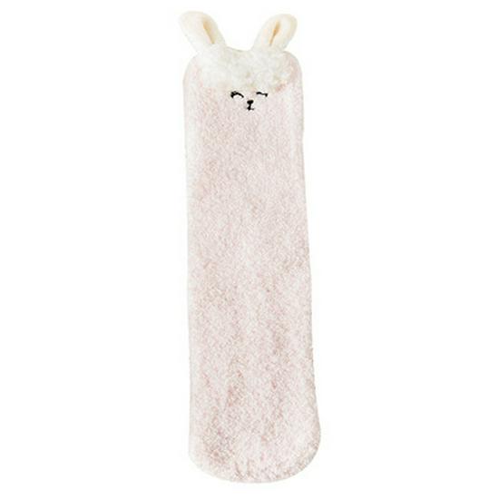 Women's Thick Coral Fleece Mid-Tube Socks: Warm, Non-Shedding, Solid Color – Perfect for Maternity and Floor Wear