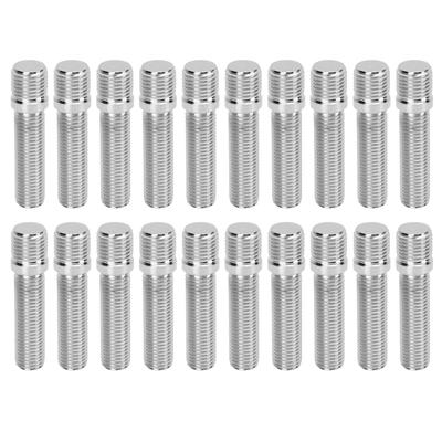 Lot de 20 goujons de roue allongés de 58 mm, adaptateurs de goujons de conversion de roue, tige de 41 mm