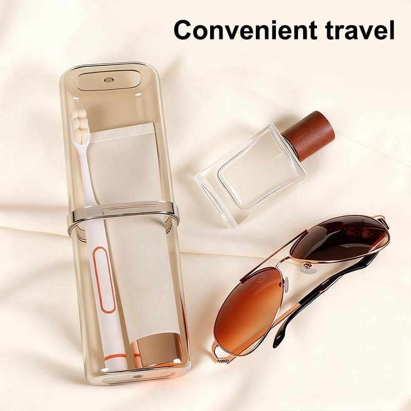 Průhledné cestovní pouzdro na zubní kartáček Přenosné pouzdro na zubní kartáček Venkovní/Služební cesta/Cestovní doplňky1/3/5 ks