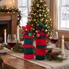 Bowknot Wine Bottle Cover Bow Ruffled Beer Bottle Cover Holiday Decoration  Halloween Christmas