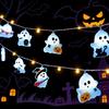 Colorful Cute Ghost LED Halloween String Lights - Decorative Atmosphere Lights