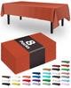 Pureegg Plastic Table Cloth Disposable 8 Pack, 54 x 108 Inch Table Cloths, Graduation Decorations Class of 2025, Graduation Party Tablecloths,