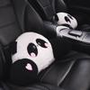 Heart Panda Auto Waist Support Cushion Panda Panda Car Headrest Cute   Interior Accessories