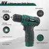 8V Multifunctional Rechargeable Electric Hand Drill Set for Home Improvement