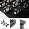 Pack-10#420 Chain Master Link Roller, Steel Alloy Heavy Duty Roller Chain Connector Links, Auto Parts for Dirt Bike Quad Buggy Mini Bike Pit ATV