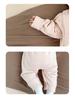 Class A Mulberry Silk Baby Onesie - Thickened, Warm, Slant-Opening Romper with Long Sleeves for Autumn/Winter.