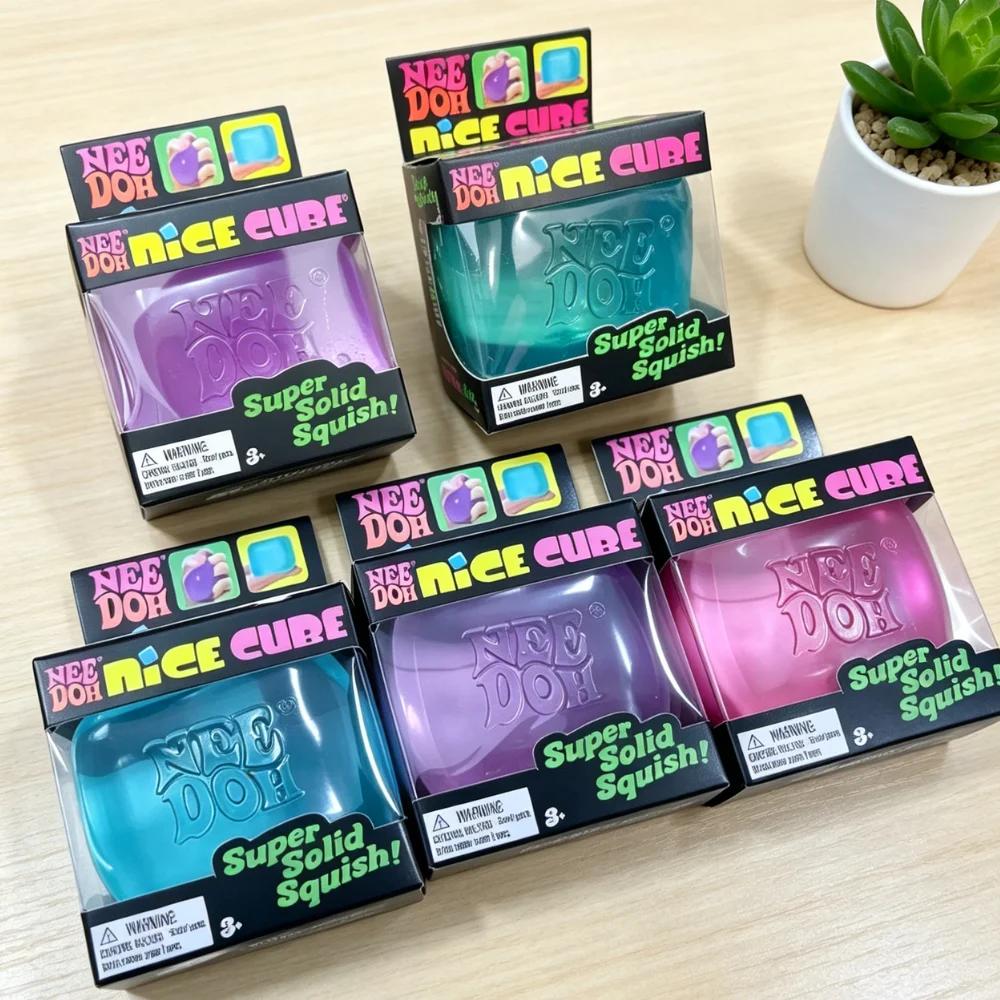 #Needoh Cube Asmr Sensory Fidget Toy Stress Relief Gift Stress Relief Block Pinch Adult Stress Relief Toy Desktop Venting Tool