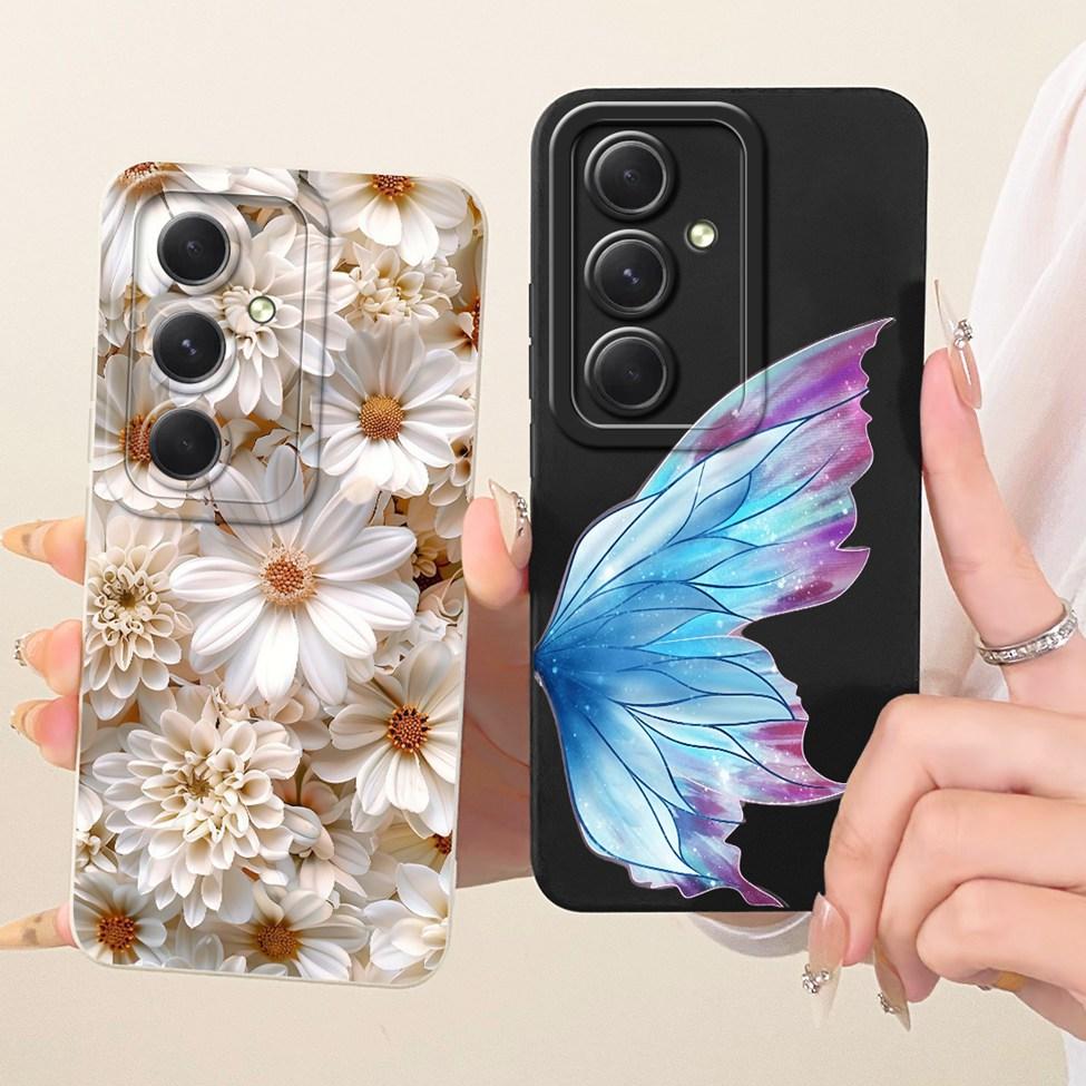Case For Samsung A55 5G A556V A556B A556E A5560 Casing For Samsung Galaxy A55 5G Cover Silicone Fashion Cartoon Funny Painted