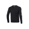 Under Armour Round Neck Letter Logo Print Long Sleeve T-Shirt Men Tops Black 1373761-001