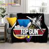 Top Gun Schild Tom Cruise Kampfjet Weiche Flanelldecken, Überwurfdecke Bequeme Decke für Picknick Betten Sofa Haus Schlafzimmer Geschenke