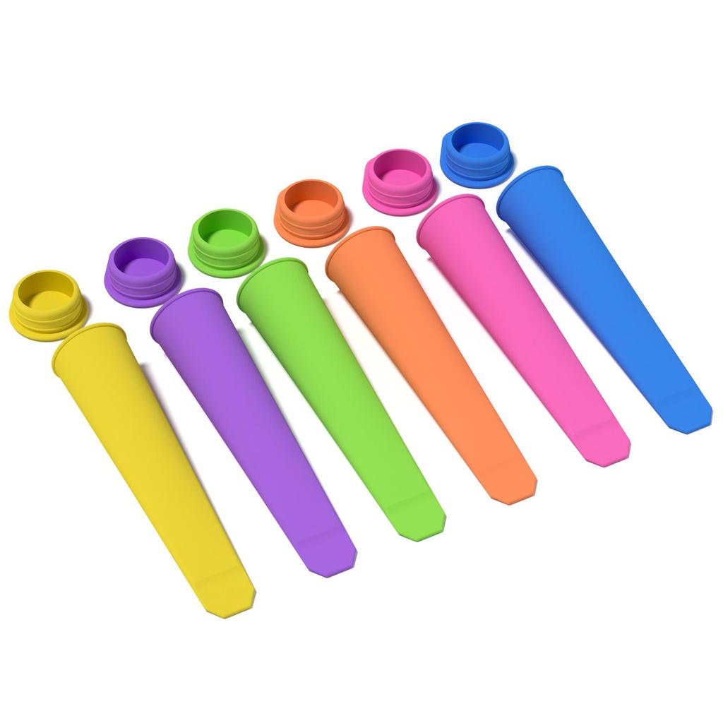 Silicone Ice Cube Tray with Lid: 4-Grid Frozen Soup & Food Storage Box