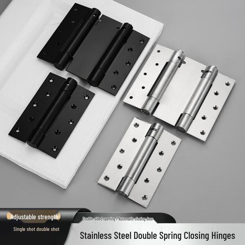 Double-Action Self-Closing Stainless Steel Spring Hinge