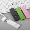 MP3 Player Stylish Rechargeable Mini Portable Music Media for Home