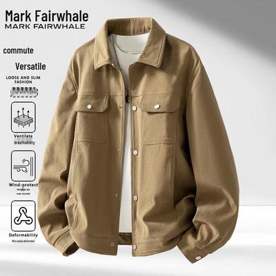 Mark Fairwhale Herren Freizeitjacke mit Kragen