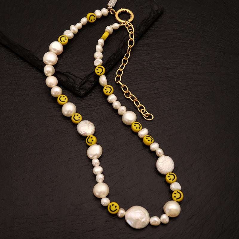 

Европейская и американская ниша, элитное жемчужное ожерелье в стиле барокко, цепочка на ключицу, цепочка для свитера