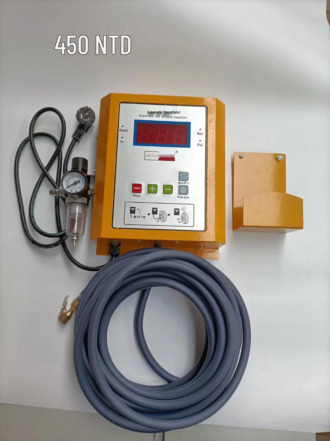 

Wall-Mounted Digital Tire Inflator with Automatic Air Compressor