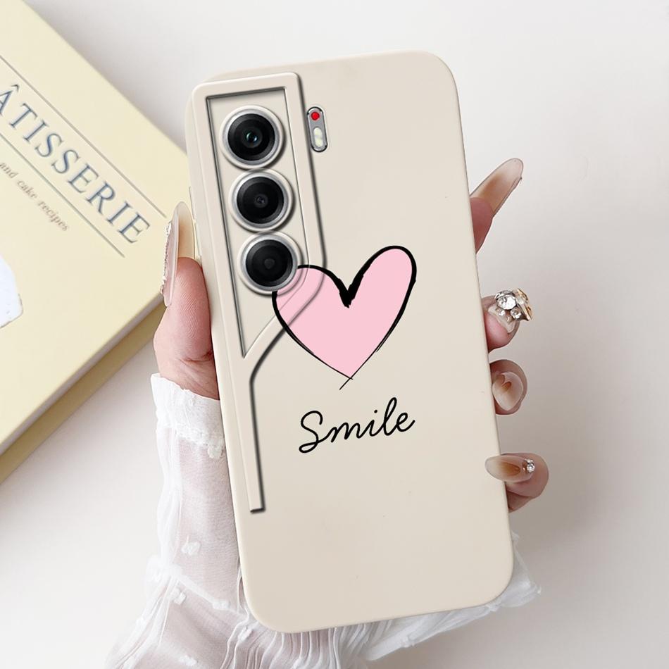 For Tecno Camon 40 Pro 4G Camon40 CM5 CM6 Cute Rabbit Cat Cartoon Phone Case For Camon 40 40Pro 4G Soft Silicone Cases Bumpers