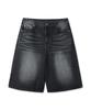 OHY Wide Bermuda Denim Shorts - Black
