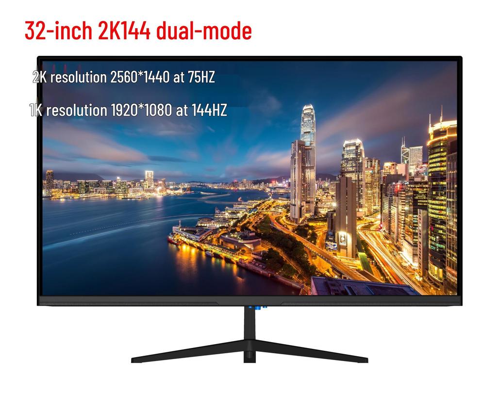 SF 32-inch 4K Curved Monitor & 27-inch 2K 165Hz Gaming LCD Monitor