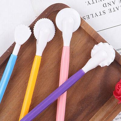 4Pcs Cake Carving Cutter Gear Shape Easy To Use Plastic Assistant Adorable Cutting Pen Set for Fondant Making