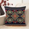 Bohemian Ethnic Style Pillow Colorful Retro Geometric Print Pillow Famous Hotel Inn Sofa Square Pillow