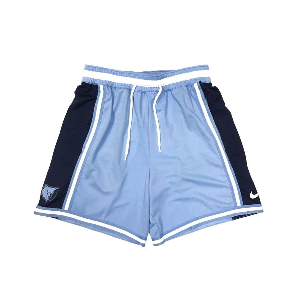 Nike Dri-FIT NBA Memphis Grizzlies Color Block Straight Leg Quick Dry Basketball Shorts Men Shorts Light-Blue FN5368-419