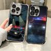 Police FBI ID Card Swat Soft Phone Case For iPhone 15 16 17 Air 14 Pro Max 16E Plus 13 12 Mini Plating Anti-Fall Fundas