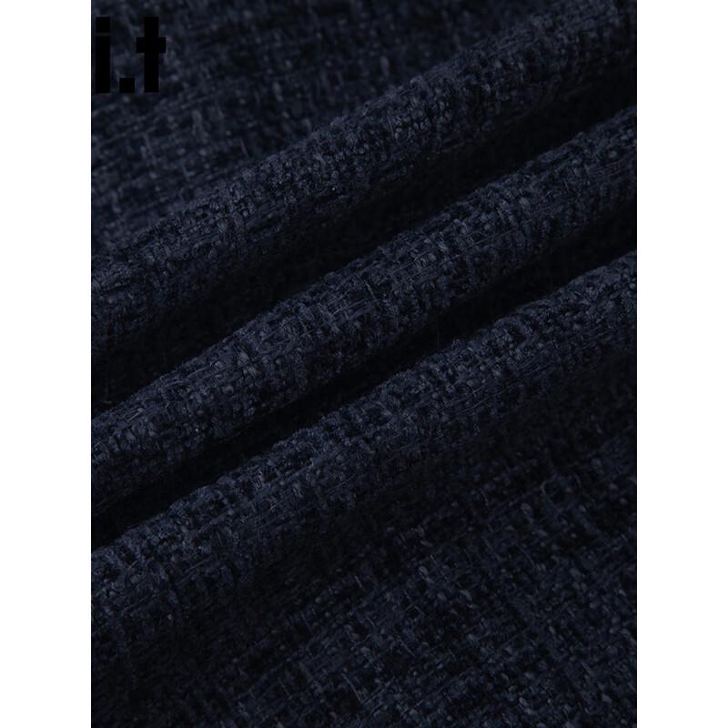 CHOCOOLATEit Women's Faux Two-Piece Tweed Short Jacket