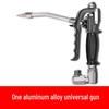 Yellow Universal High-Pressure Pneumatic Grease Gun with Leak-Proof Handle and Electric Nozzle Accessories