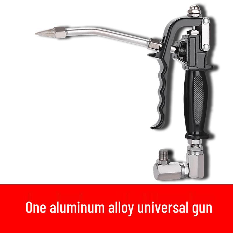 Yellow Universal High-Pressure Pneumatic Grease Gun with Leak-Proof Handle and Electric Nozzle Accessories