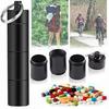 Portable Sealed Small Medicine Bottle with Lid Waterproof Mini Travel Pill Can for One Week Trip