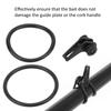 30 Sets with Elastic Rubber Rings Fishing Rod Hook Holder Fishing Pole Hook Holder  for Fishing Pole