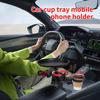 Cup Holder Table For Car Telescopic Car Expander Table Bottle Cell Phone Holder Expander For Daily Commuting Travel Rood Trip