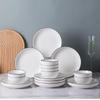 Black Line Glazed Bone China Dinnerware Set