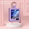 For Samsung Galaxy Z Flip6 5G/Z Flip5 5G Folded Phone Case Skin-Touch Hard PC Phone Cover with Ring Holder
