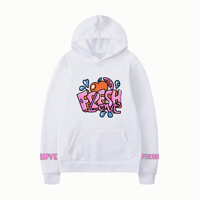 Autumn Winter Letter Print Men's Hoodie Y2K Clothes Vintage Fashion Oversize Casual Unisex Long Sleeve Pullovers