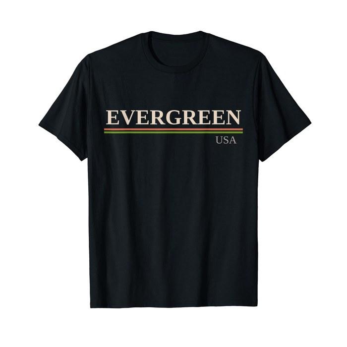 Evergreen USA T-Shirt Black