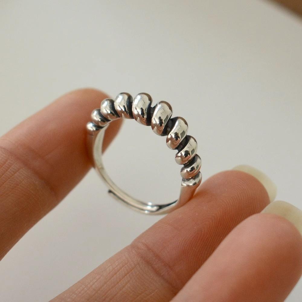 

Открытое элегантное регулируемое кольцо для женщин в модном трендовом стиле с изысканным мастерством