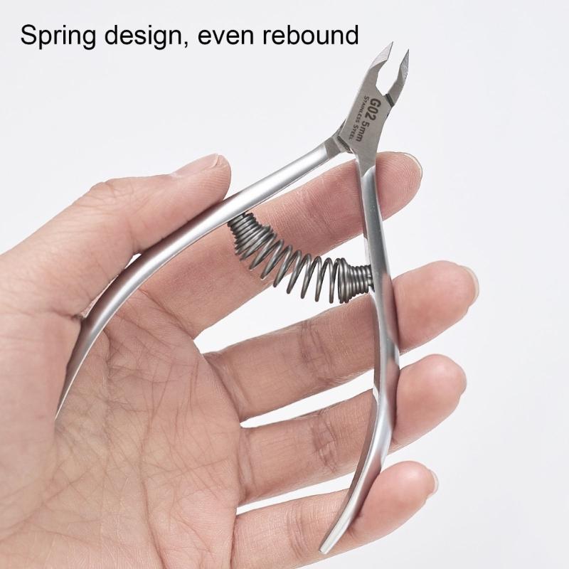Tagliacuticole Professionale Pinzette per Cuticole Rimuovi Cuticole per Unghie delle Mani e dei Piedi, Strumento per Manicure Pedicure per Donne Me
