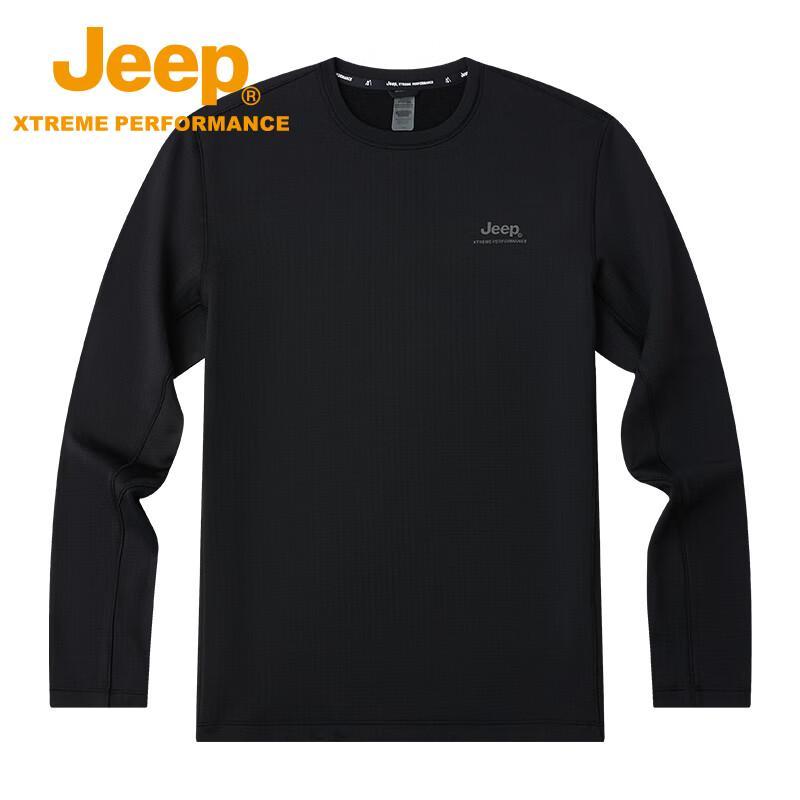 Jeep Men's Outdoor Quick-Dry Long Sleeve T-Shirt