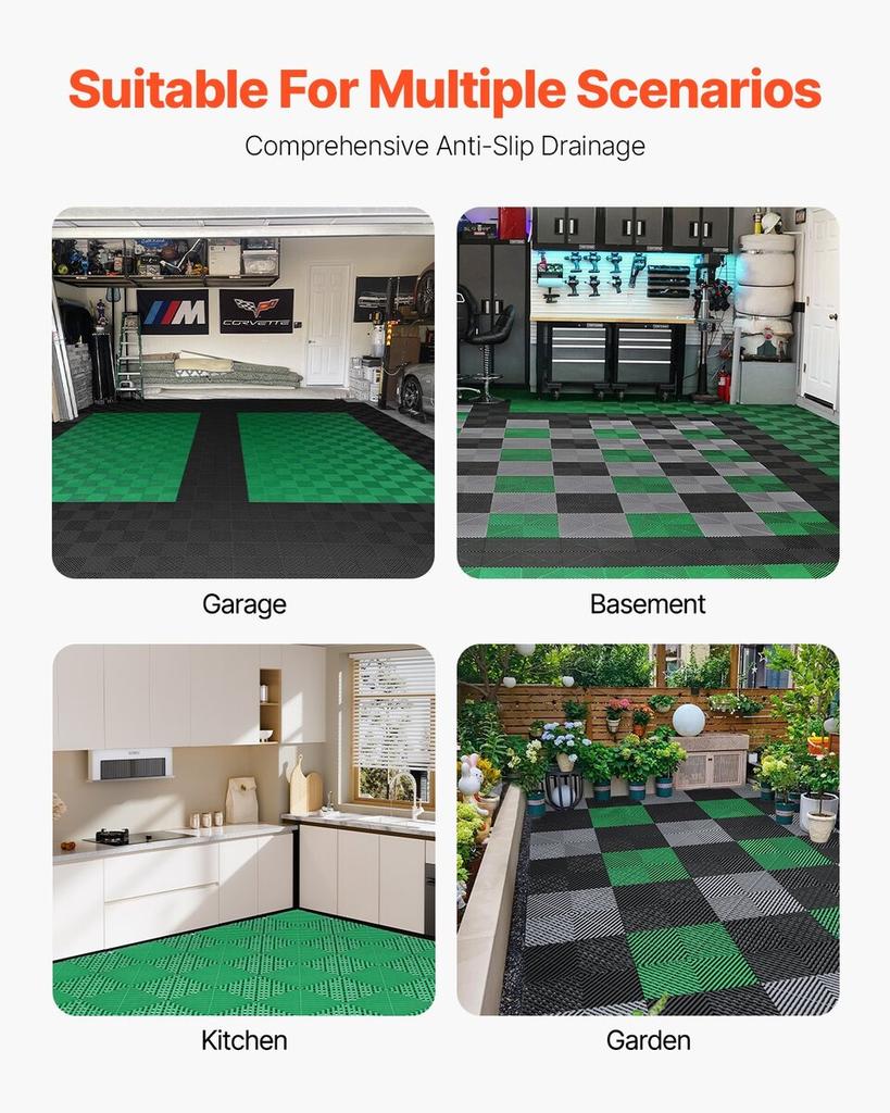 Interlocking Drainage Mat Drainage Cushion 12 X 12 Modular Floor Tile