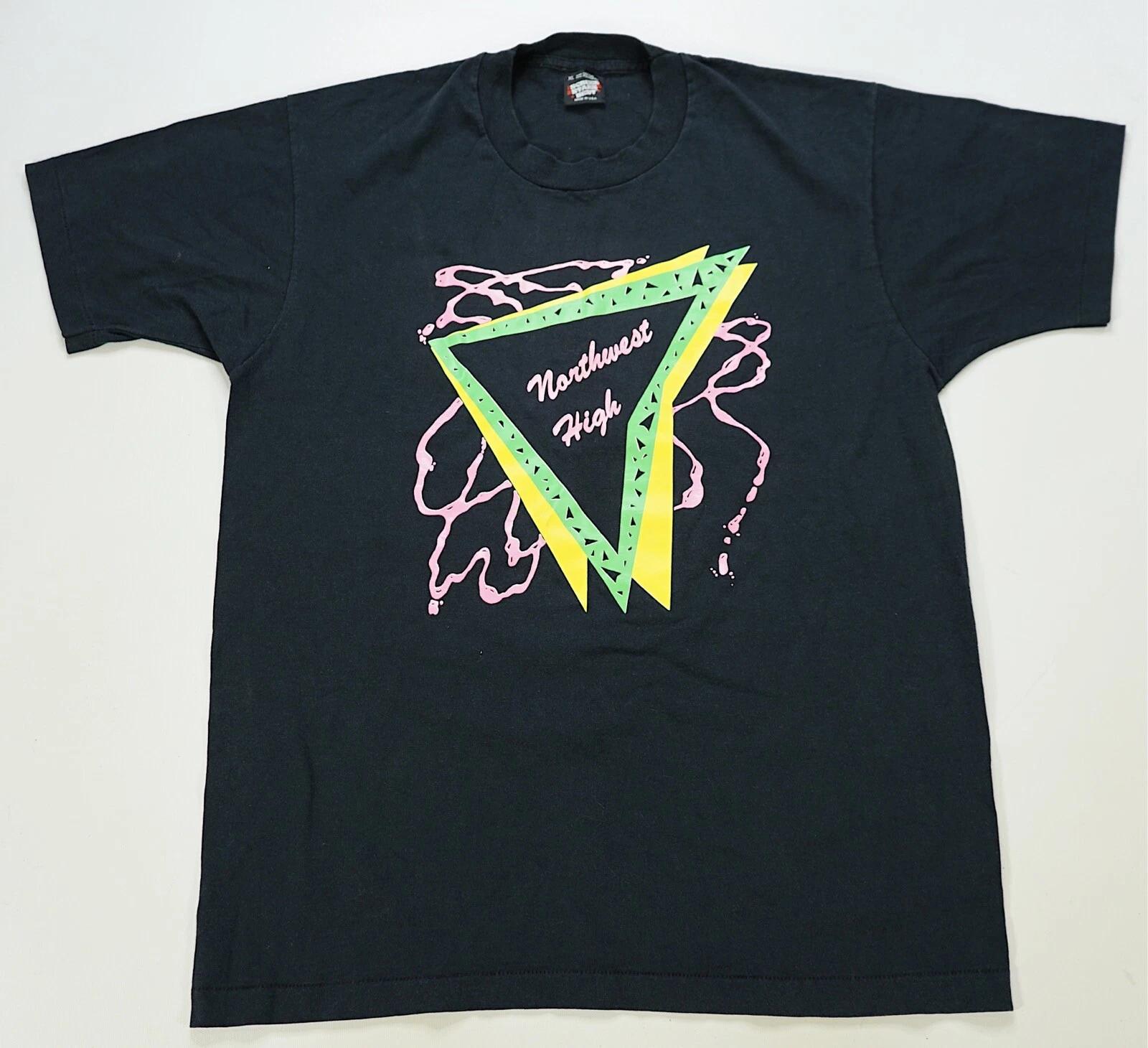 Rare VTG SCREEN STARS Northwest High School Class of 1991 T Shirt 90s Black XL XL