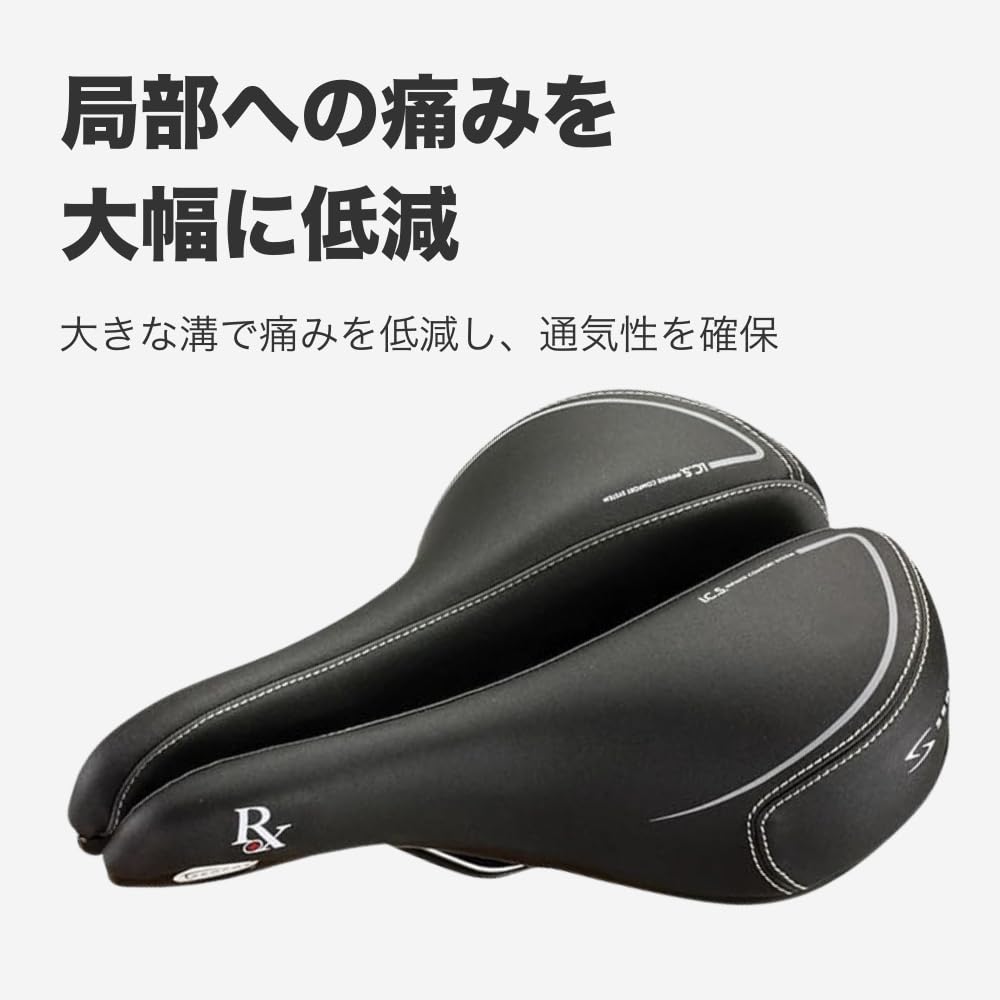 Șa Bicicletă SERFAS Confort Absorbție Șoc RX Advance pentru Femei RX-922V