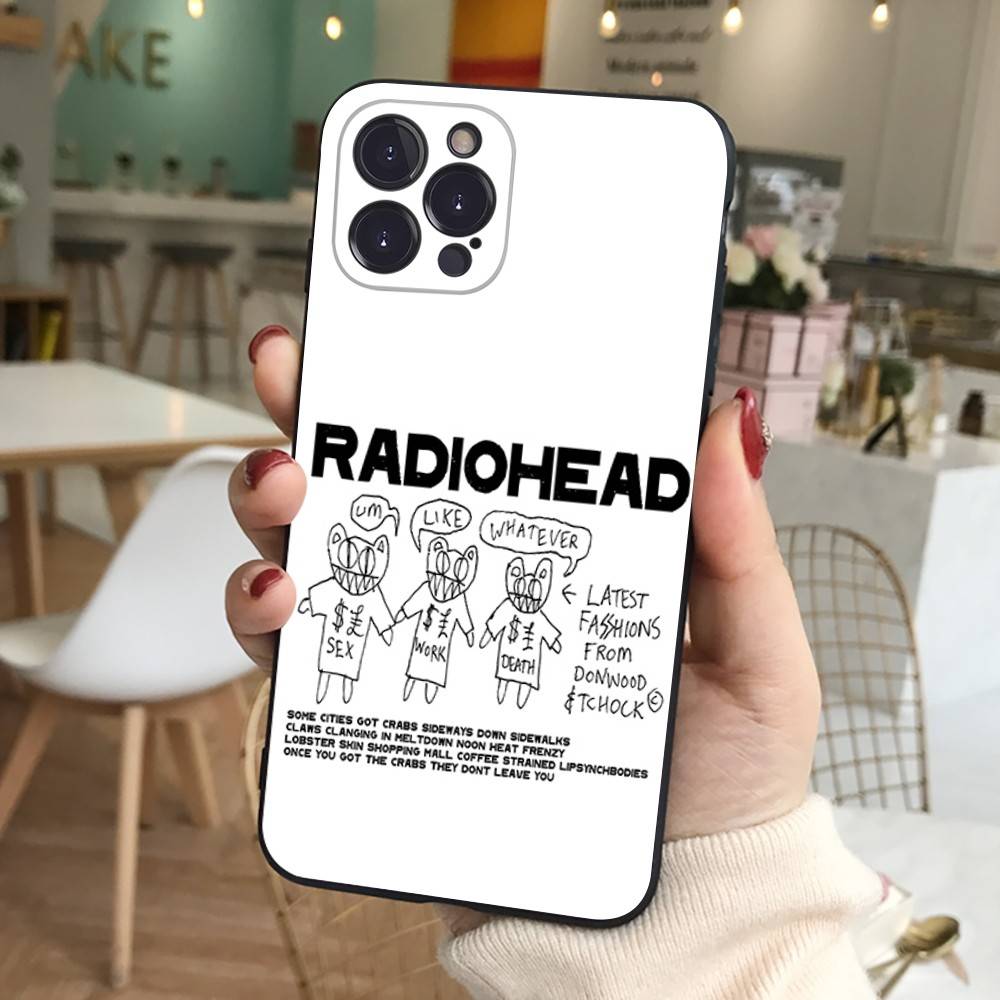 R-Radiohead Rock Band Phone Case For IPhone 17 Air 16 Pro Max 15 14 13 12 11 Mini Soft TPU Back Cover