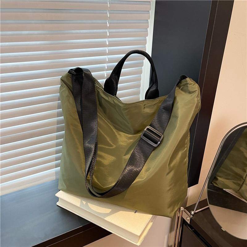 2025 Summer New Cloth Bag Commute To Work Large Capacity Fashion Leisure Trend Shoulder Bag Lazy Wind Tote Bag
