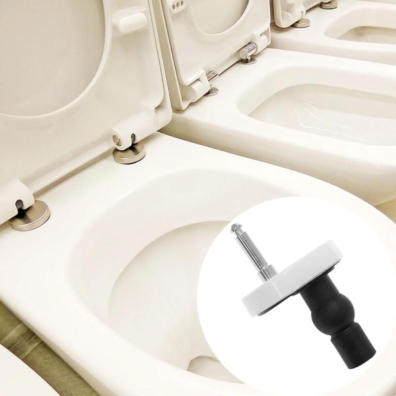 2er-Pack Universelle Toilettensitzschrauben Befestigungen Schnellverschlüsse Designs für einfachen Austausch in verschiedenen Badezimmerumgebungen