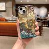 Stylish Golden Dragon Kylin Printed 2 in 1 TPU+PC Phone Case for iPhone 16 15 14 Plus 13 12 11 Pro Max Mini XS Shockproof Cover
