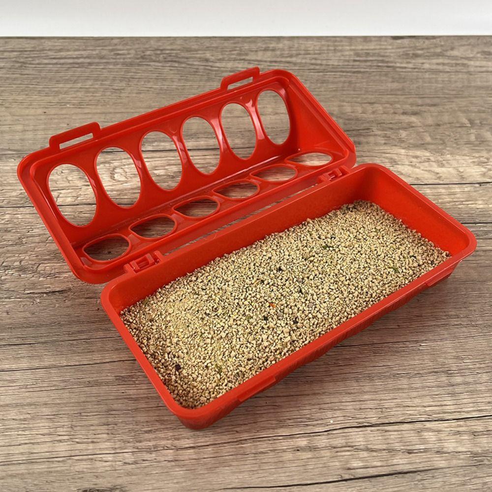 Plastik Geflügelfutterspender Verdicken Automatischer Vogeltränke Sichtbarer Futtereimer Behälter Vögel