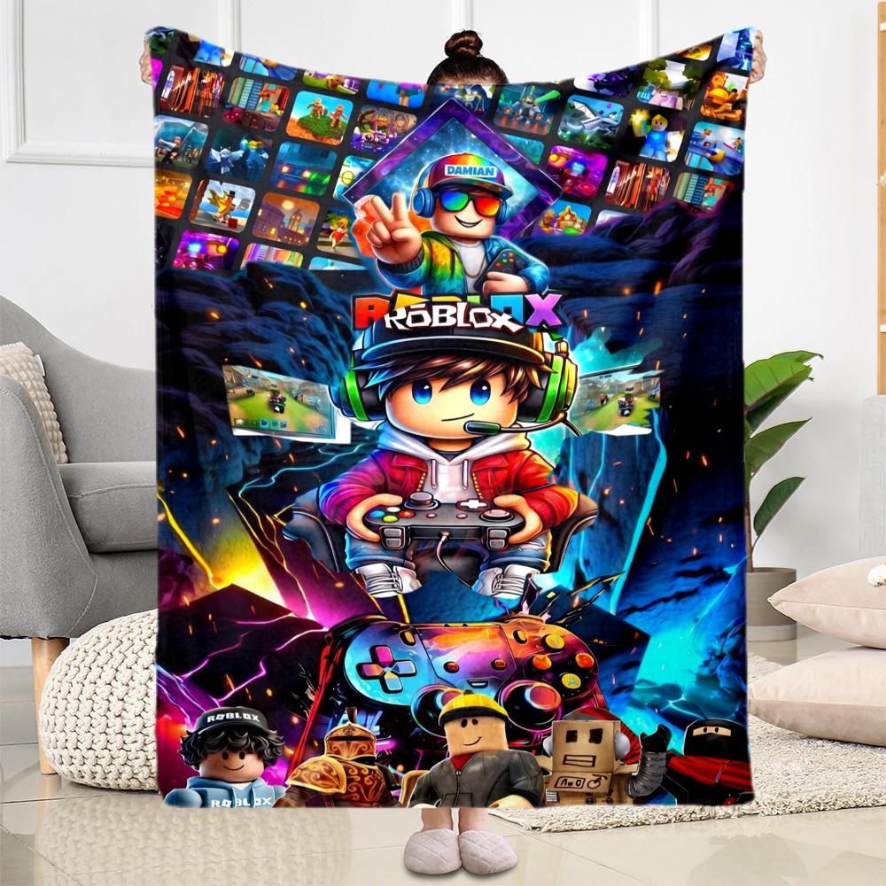 Roblox Adventure Blanket Ultrasoft Great For Sofa Chair Couch Four Seasons Multipurpose Digital Print Gifts For Family Or Friends