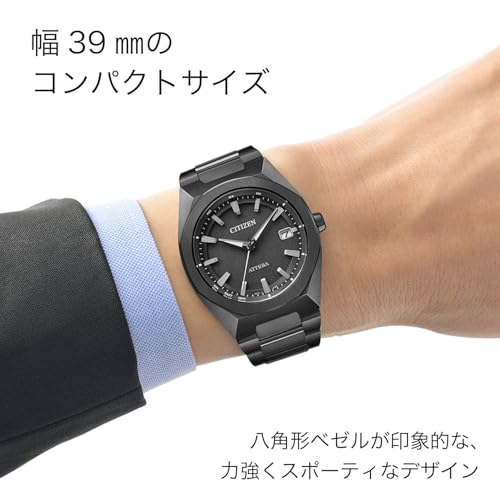 CITIZEN ATTESA CB3045-61E Men's Watch, Black